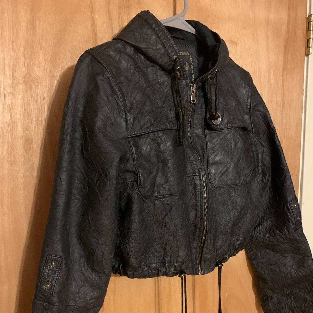 Leather jacket